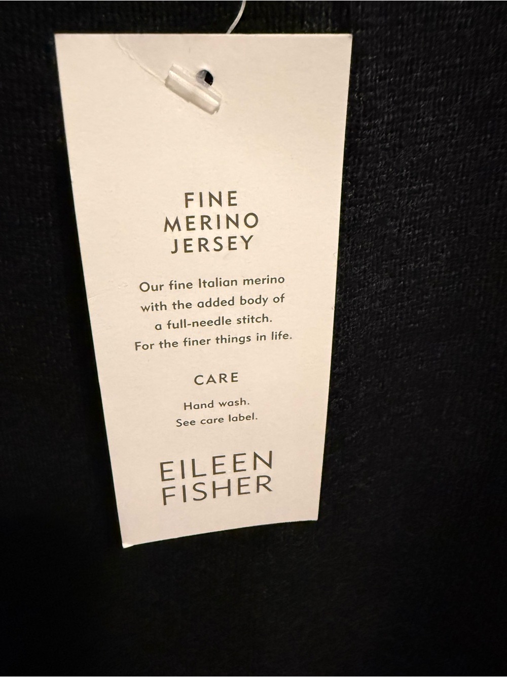 Eileen Fisher Fine 100% Merino Wool Jersey Tank Top Interview outfit work S NWT - Picture 7 of 10